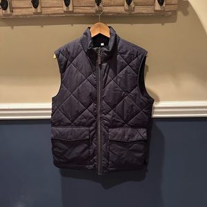 J crew reverse flannel Vest